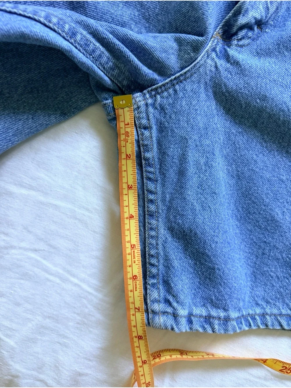 Wrangler women’s denim mom shorts